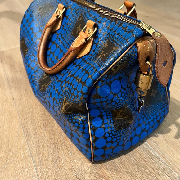 Louis Vuitton Limited Edition Speedy Blue - Picture 4 of 15